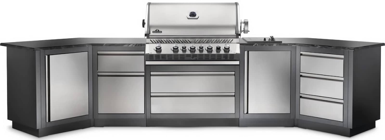 Стационарная летняя кухня Napoleon Oasis 400 с грилем Bipro 665 Стационарная летняя кухня Napoleon Oasis 400 с грилем Bipro 665