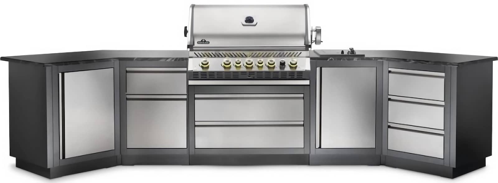Летняя кухня Napoleon Oasis 400 с грилем Bipro 665, общий вид Летняя кухня Napoleon Oasis 400 с грилем Bipro 665, общий вид