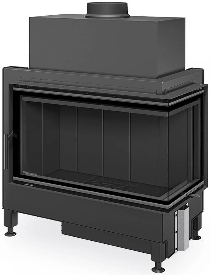 Дровяная топка Romotop Heat R/L 4g S 81.51.40.26 с темной футеровкой Дровяная топка Romotop Heat R/L 4g S 81.51.40.26 с темной футеровкой