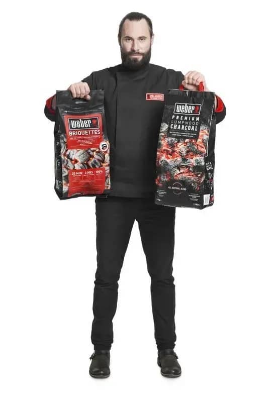 Древесный уголь Weber 3 кг для быстрого розжига Древесный уголь Weber 3 кг для быстрого розжига