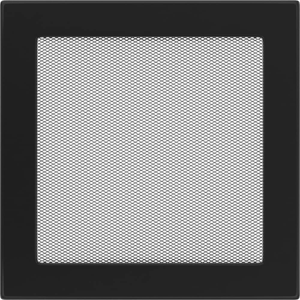 Черная каминная решетка Kratki 22×22 с сеткой Черная каминная решетка Kratki 22×22 с сеткой